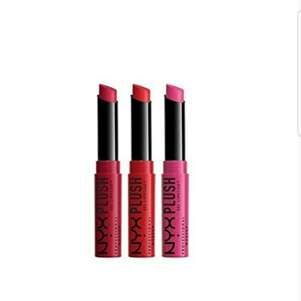 NYX Plush Gel Lipstick set03